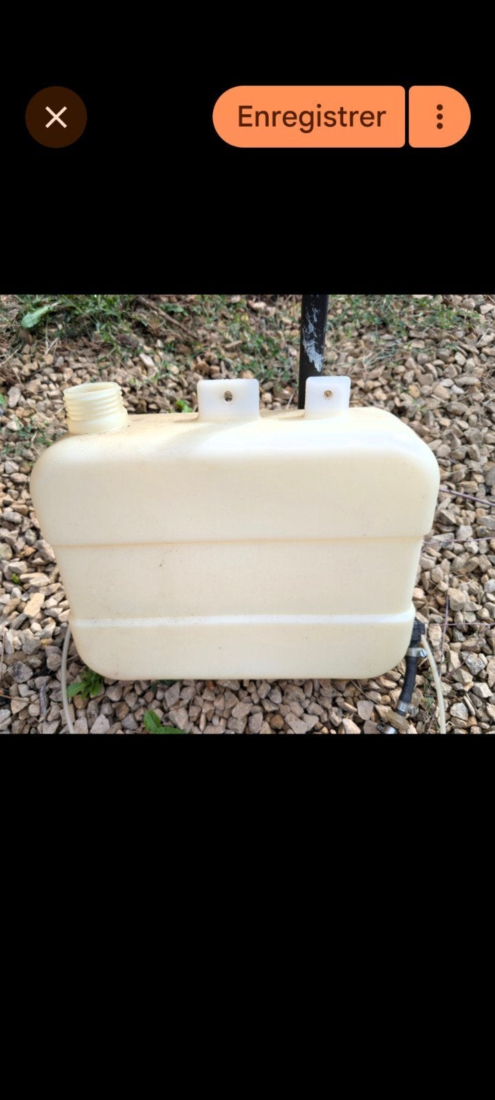 Autoterm réservoir 7l avec robinet et filtre + 2 bouchons., Enlèvement ou Envoi, Comme neuf, Autres matériaux, Avec robinet