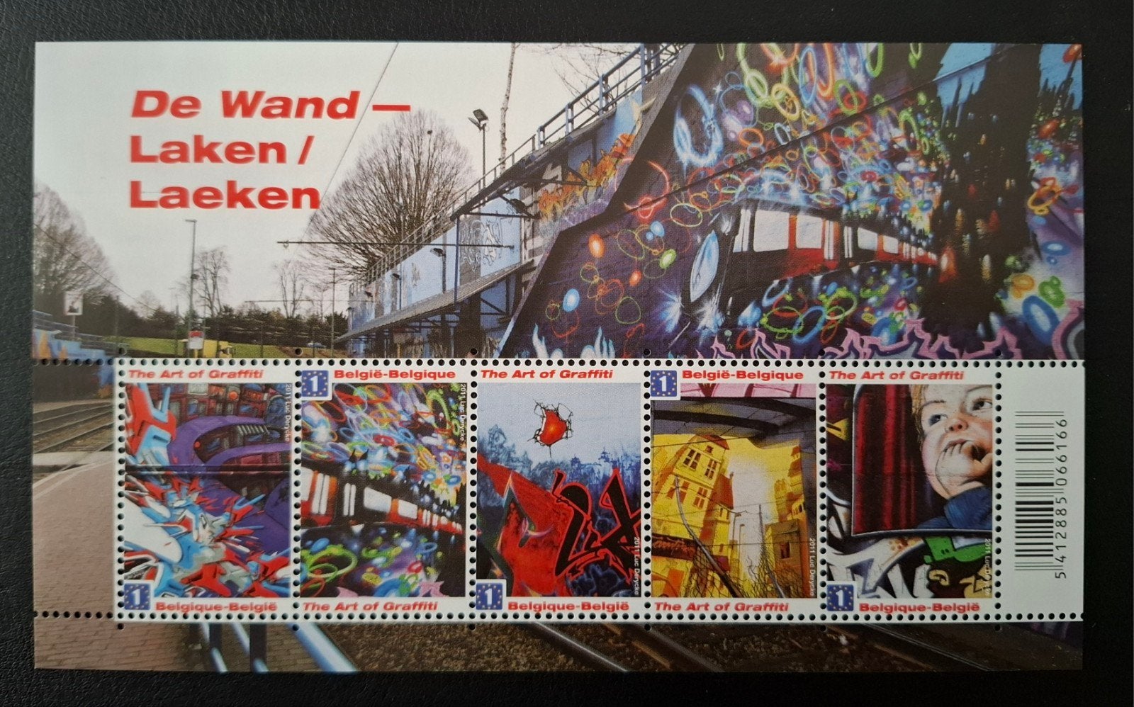 België: OBP 4125/29-BL188 ** The Art of Graffiti 2011., Postzegels en Munten, Postzegels | Europa | België, Ophalen of Verzenden