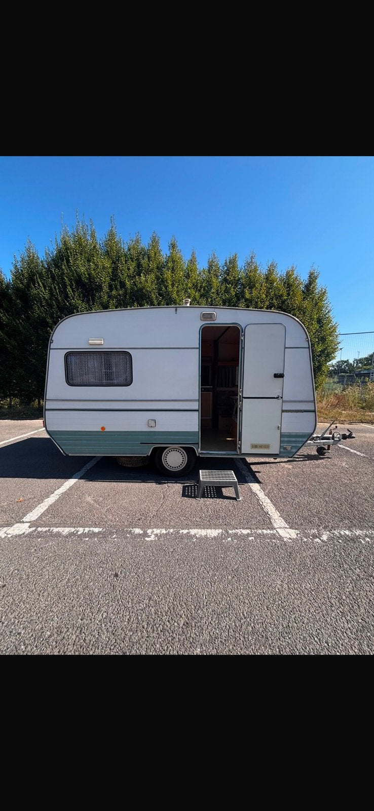 Musterland LMC 380 750kg keuringsvrij, Caravans en Kamperen, Caravans, Schokbreker, Treinzit, Particulier, Fendt