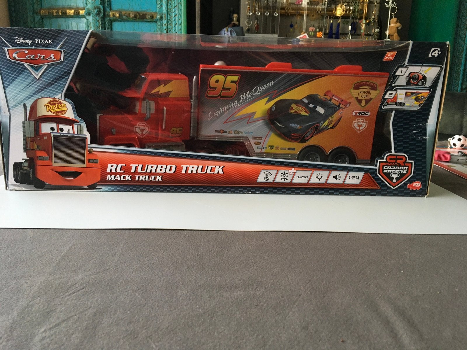 Camion contrôlable Turbo Mack 1:24 de Dickie Toys RC Cars, Enlèvement ou Envoi, Comme neuf