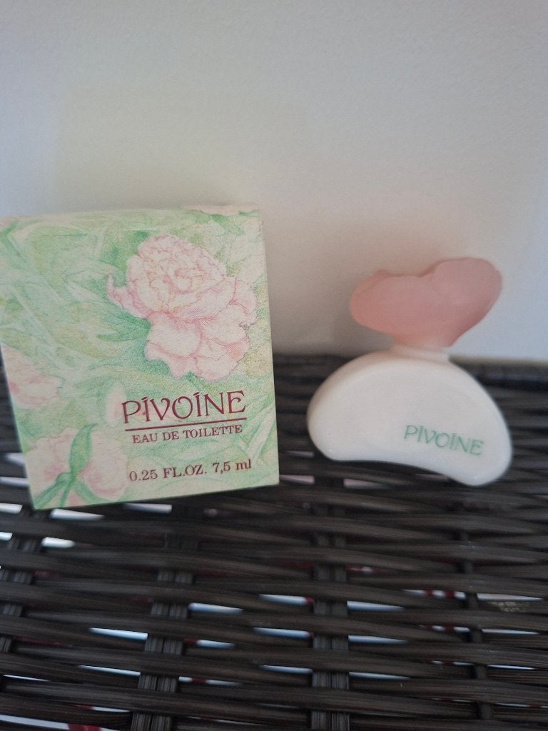 Vintage parfum miniatuur Pivoine, Verzamelen, Ophalen of Verzenden, Zo goed als nieuw, Miniatuur, Gevuld