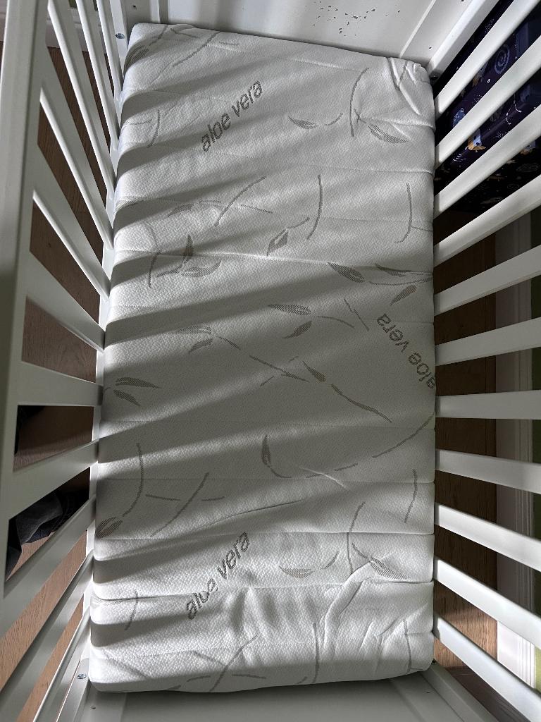 Koudschuim baby matras - 60x120 12cm - Anti allergische, Matelas, Moins de 70 cm, Comme neuf, Enlèvement