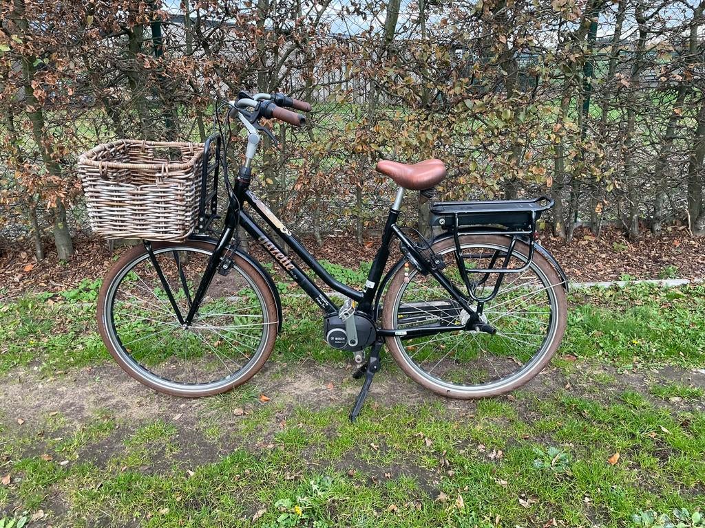Elektrische dames fiets, Vélos & Vélomoteurs, Vitesses, Frein sur jante, 53 à 56 cm, Enlèvement