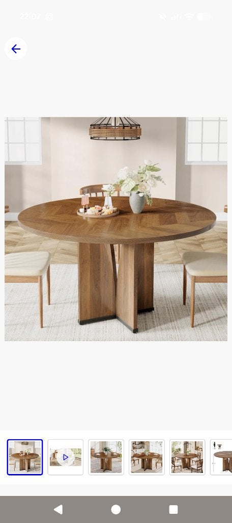 Nieuwe tafel in verpakking, Huis en Inrichting, Ophalen, 50 tot 100 cm, Rond, Nieuw