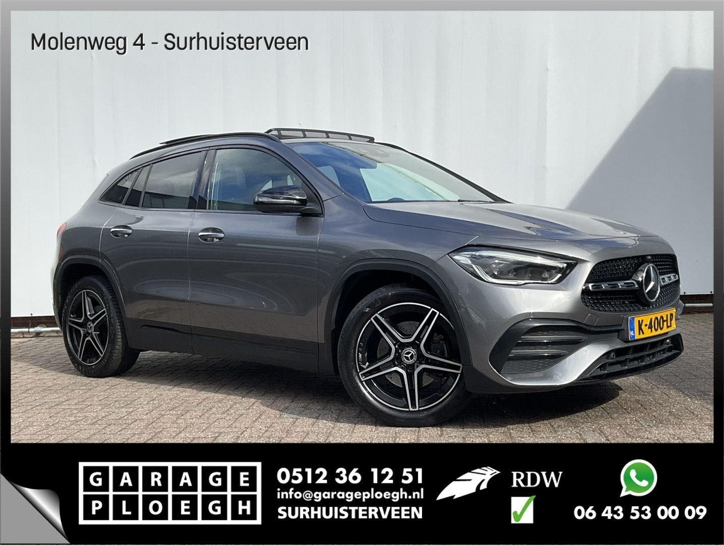 Mercedes-Benz GLA 200 D Solution AMG Memory Pano.dak Stoelve, Autos, Mercedes-Benz, 144 g/km, Argent ou Gris, Achat, Entreprise
