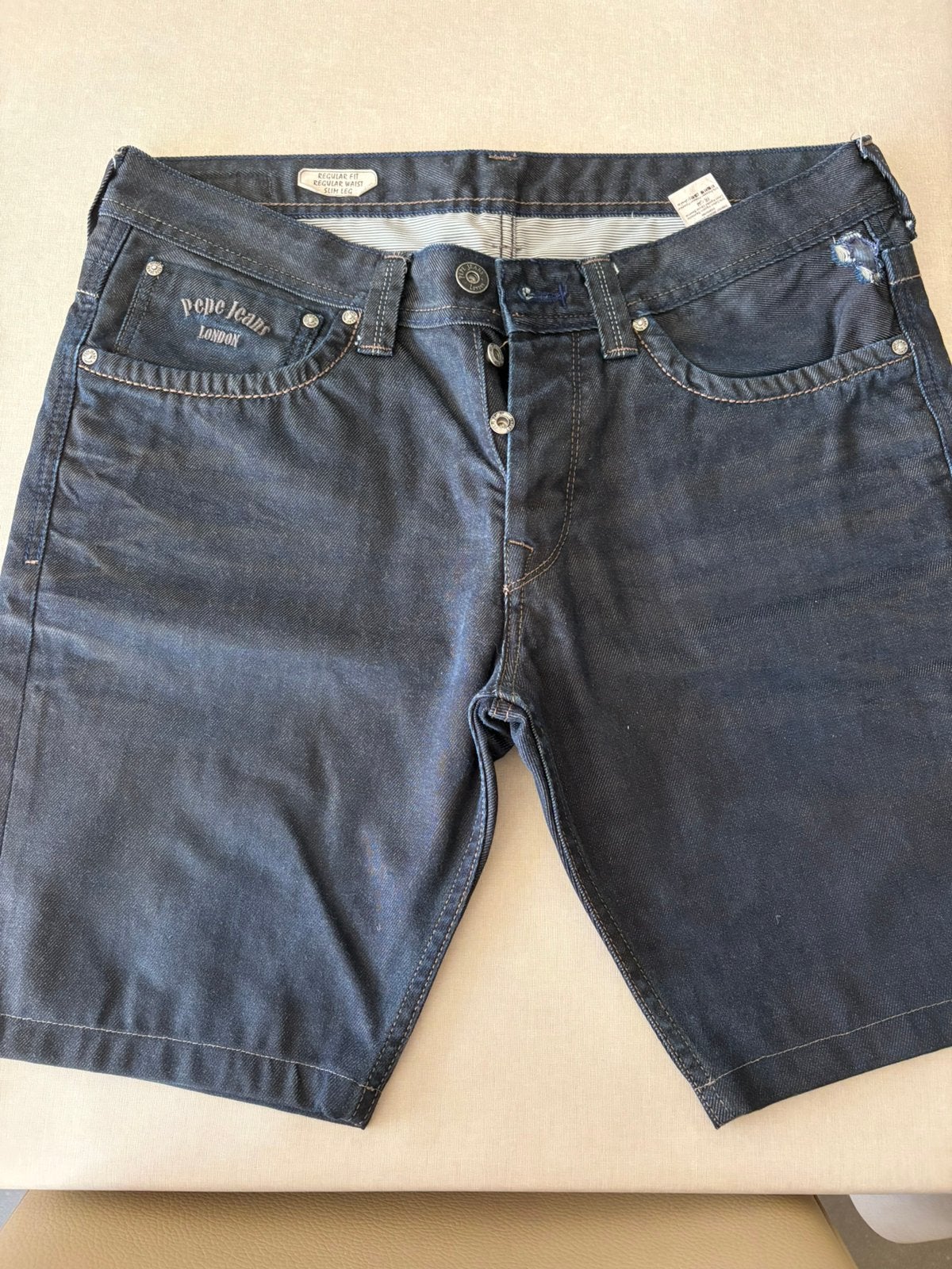 Jeans short voor heren van Pepe Jeans size 36/32”., Kleding | Heren, Ophalen of Verzenden, Zo goed als nieuw, Blauw, W36 - W38 (confectie 52/54)