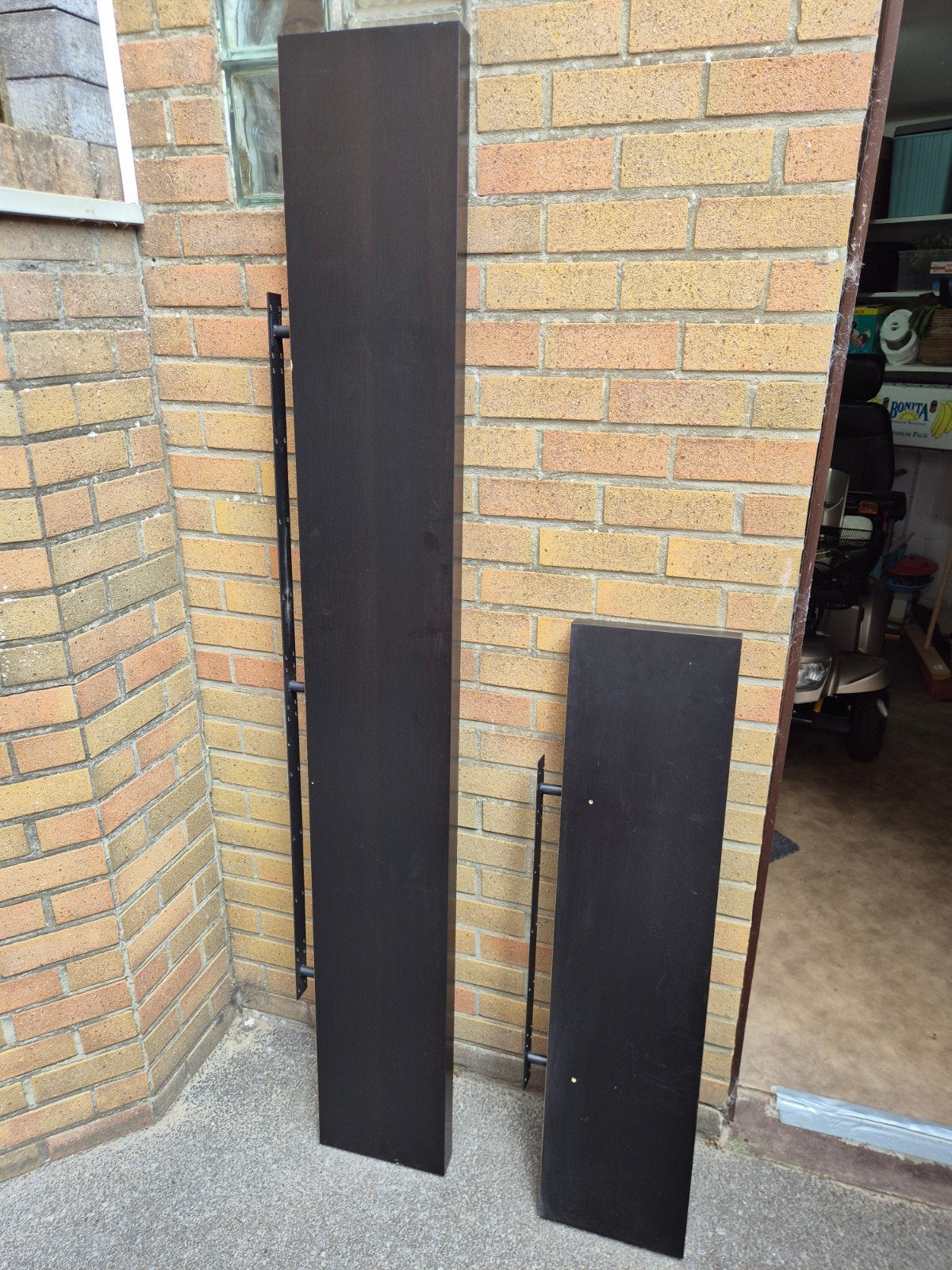 Wandplank of boekenplank (2 stuks), Ophalen