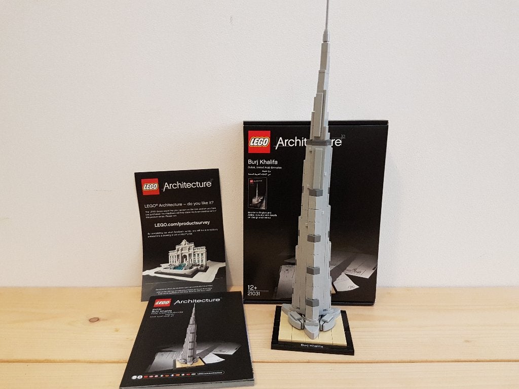 Lego Architecture 21031 Burj Khalifa, Compleet, Lego, Architecture, Ophalen of Verzenden
