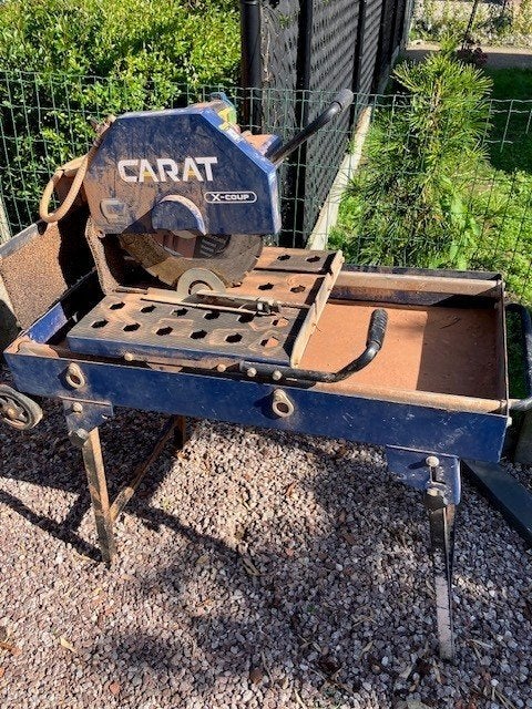 Steenzaagmachine Carat X-coup, Bricolage & Construction, 1200 watts ou plus, 70 mm ou plus, Comme neuf, Enlèvement