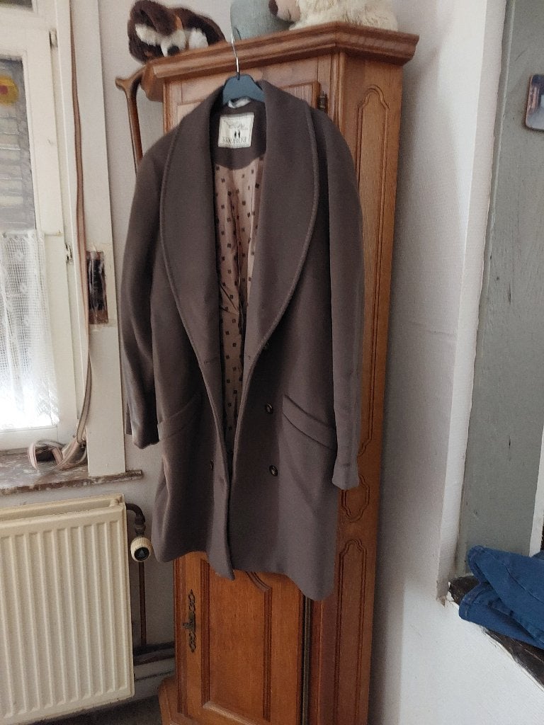 Wollen mantel Mayerline, Kleding | Dames, Ophalen, Mayerline, Bruin, Maat 46/48 (XL) of groter