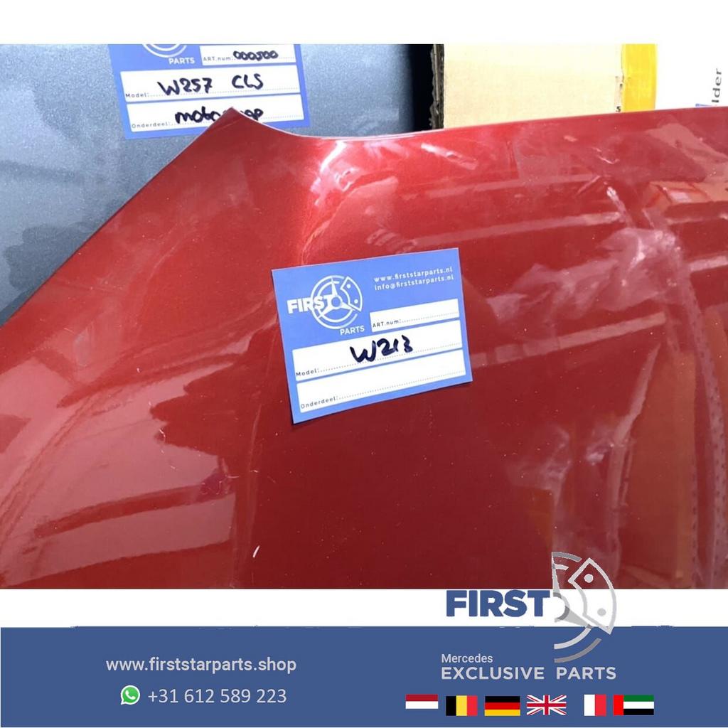 W213 S213 E KLASSE MOTORKAP ROOD origineel Mercedes 2016-202, Gebruikt, -, Voor, Ophalen of Verzenden