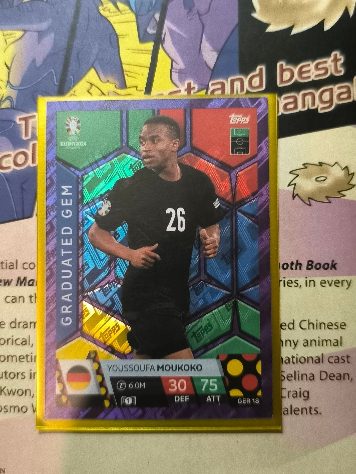 Topps Match Attax Euro 2024 – Youssoufa Moukoko GRADUATED GE, Ophalen