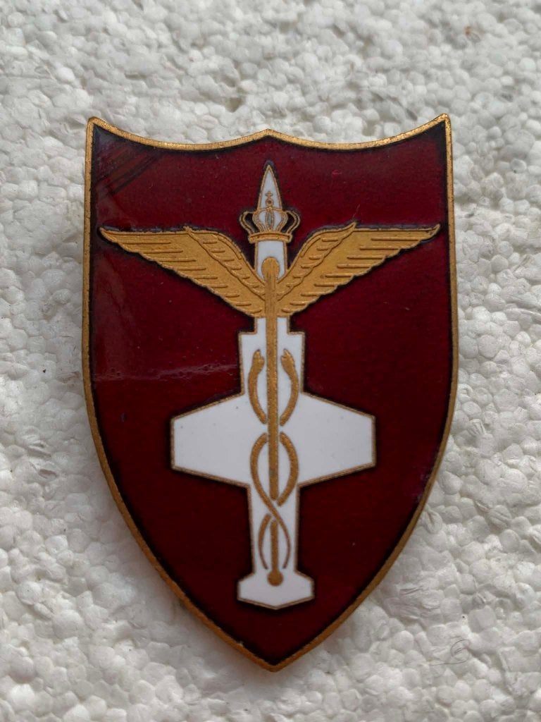 Borsthanger, Centrum voor Luchtvaartgeneeskunde., Enlèvement ou Envoi, Armée de l'air, Emblème ou Badge