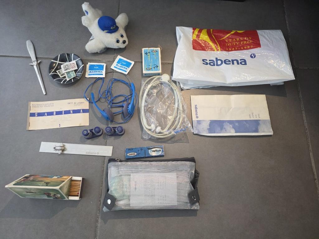Set SABENA-artikelen voor verzamelaars of rommelmarkten, Verzamelen, Ophalen, Gebruikt, Overige typen