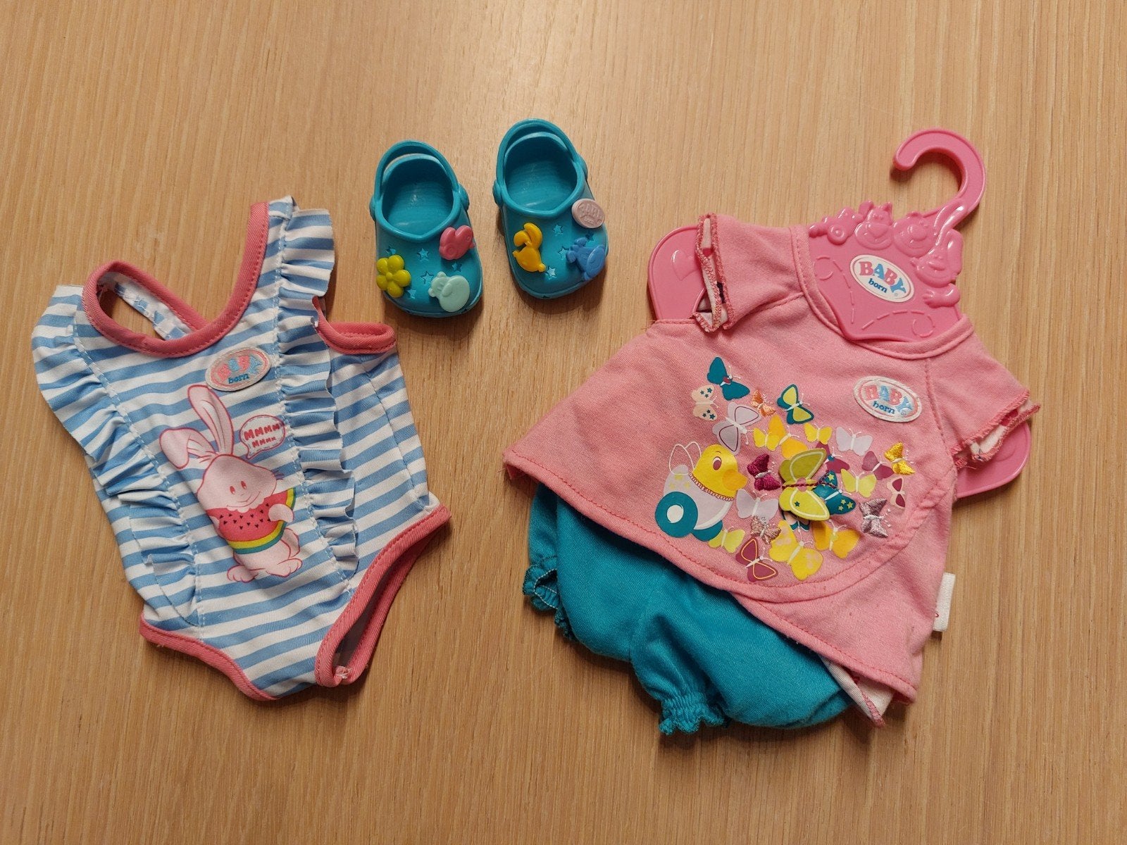 baby born zwempak, cross en pakje, Kinderen en Baby's, Ophalen, Zo goed als nieuw, Babypop