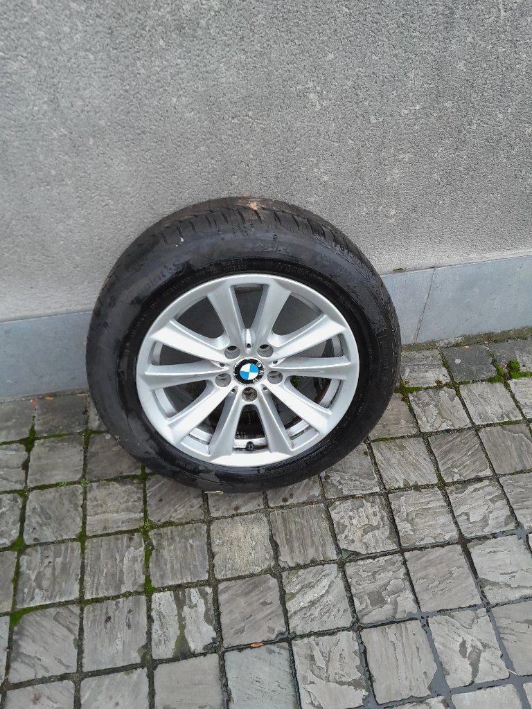 BMW velg met band, Auto-onderdelen, Ophalen, Gebruikt, Banden en Velgen, 17 inch