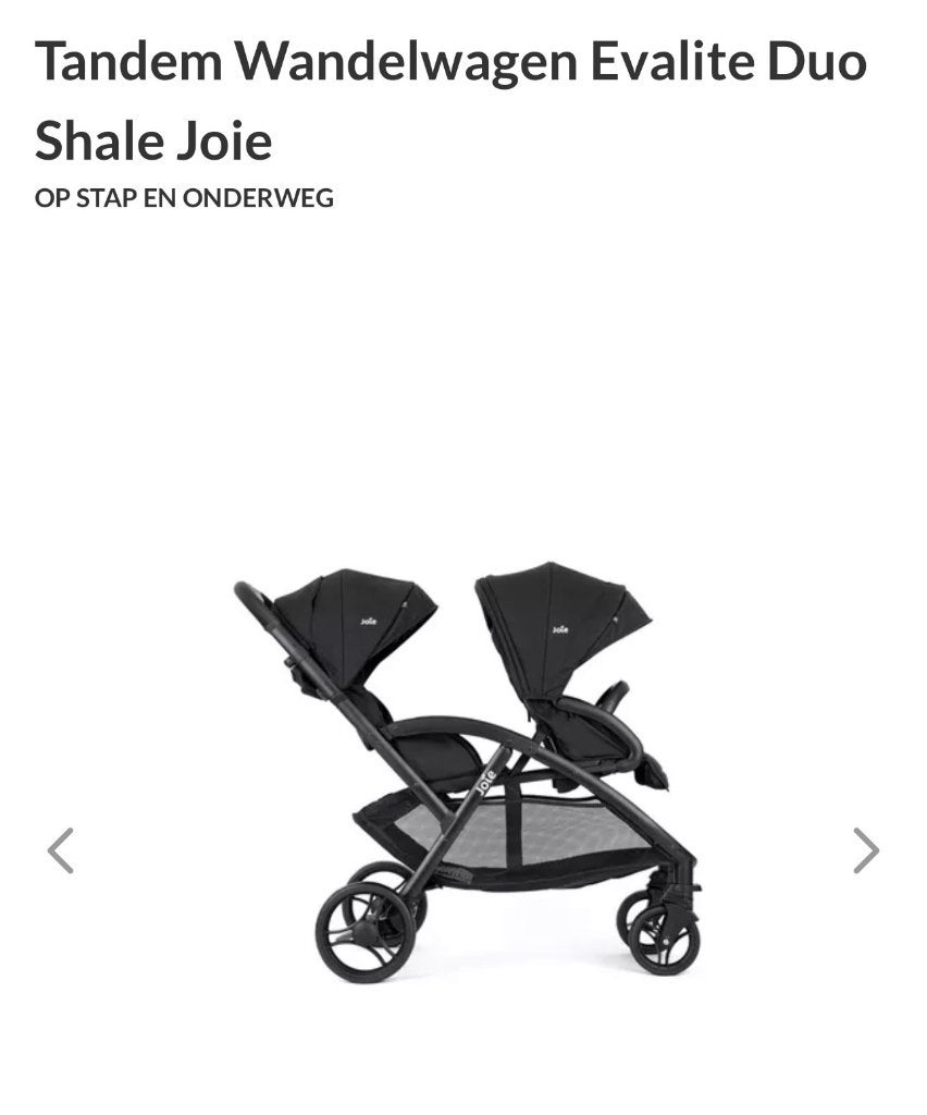 Duo buggy, Nieuw, Duowagen, Combiwagen, Ophalen