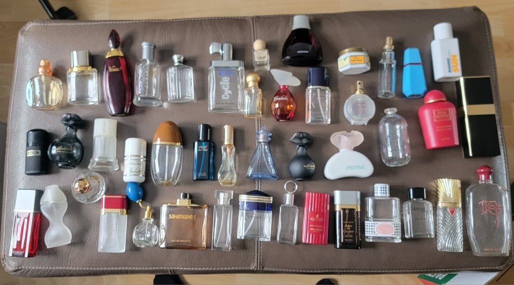 Verzameling lege parfumflesjes, Ophalen, Zo goed als nieuw, Parfumfles