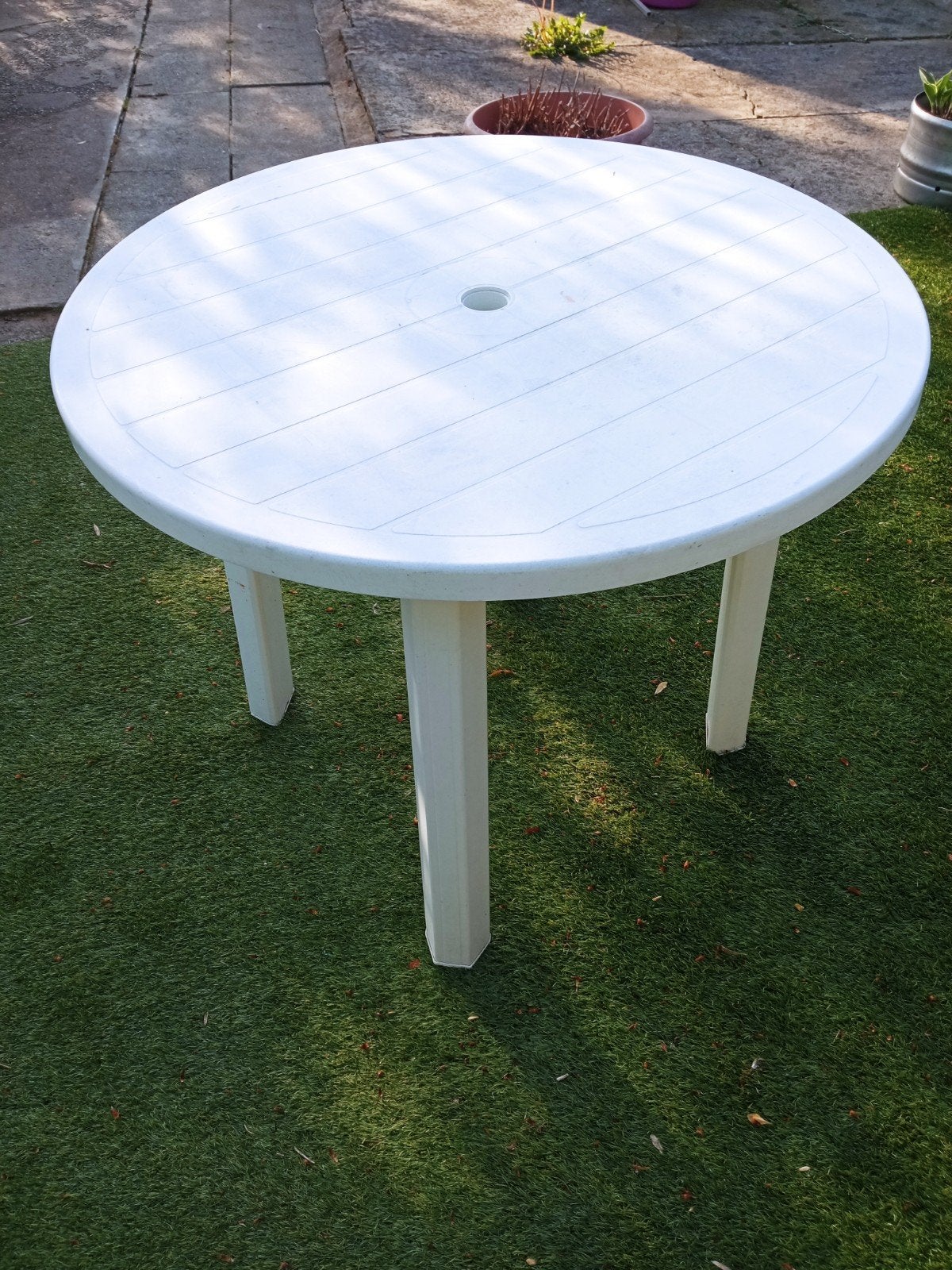 Tafel plastic, Ophalen