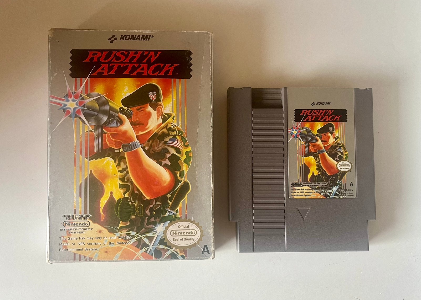 Rush.n attack, Games en Spelcomputers, Games | Nintendo NES, Ophalen, Zo goed als nieuw
