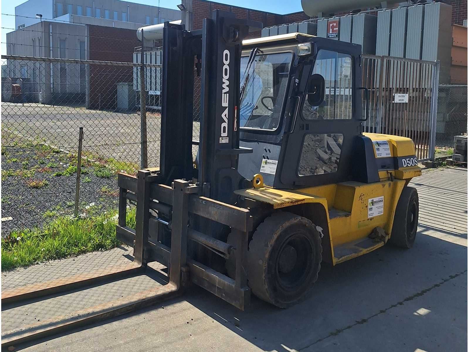 Carrier élévateur Daewoo D50S 1999, Diesel, Chariot élévateur, Daewoo