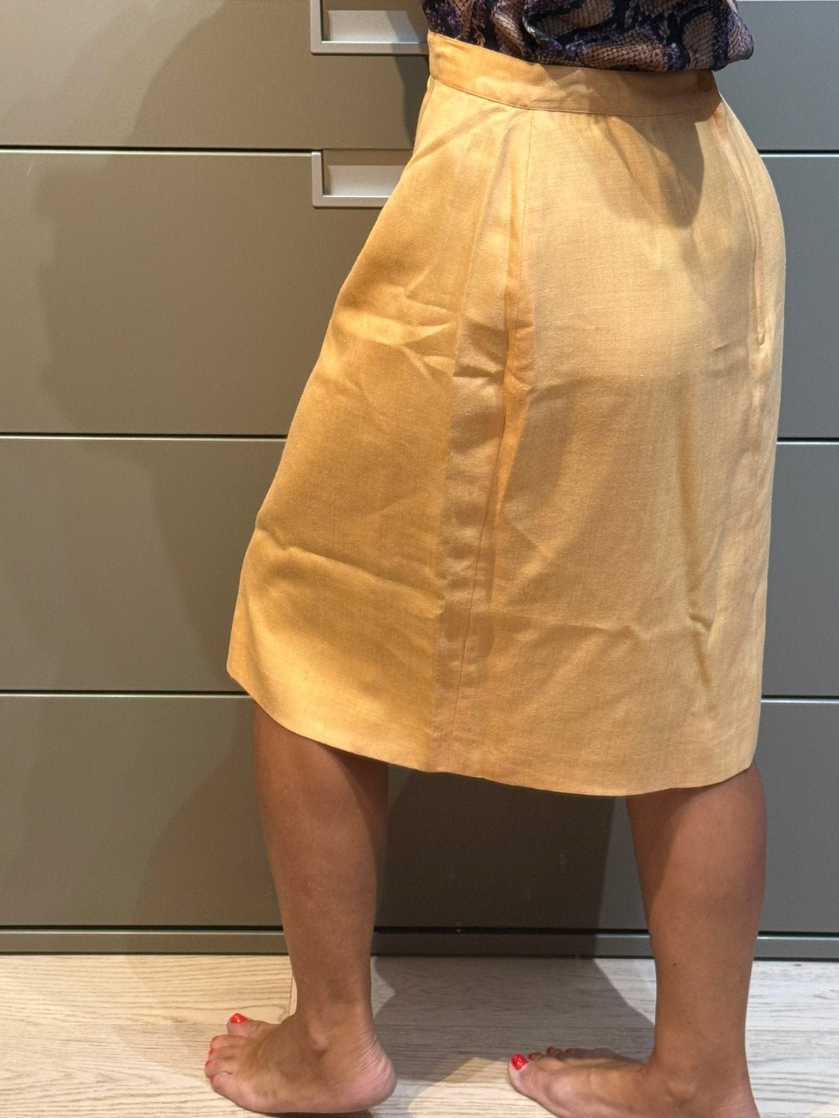 Vintage Kenzo jungle 38/40 rok, Ophalen of Verzenden, Zo goed als nieuw, Geel