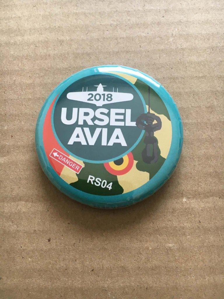 Magneet : Seaking RS04 - 40 Sqn - Ursel Avia - 2018., Verzamelen, Ophalen, Nieuw, Patch, Badge of Embleem