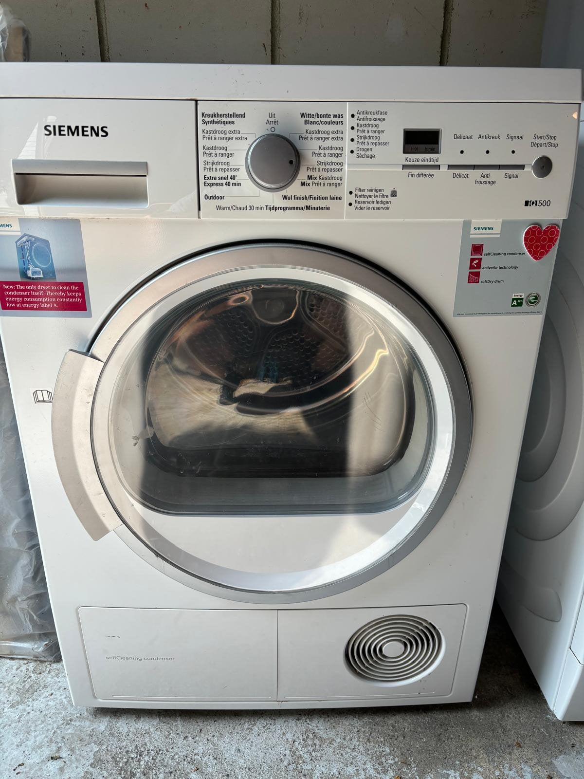 Wasmachine en droogkast, 8 à 10 kg, Enlèvement, Utilisé, Chargeur frontal