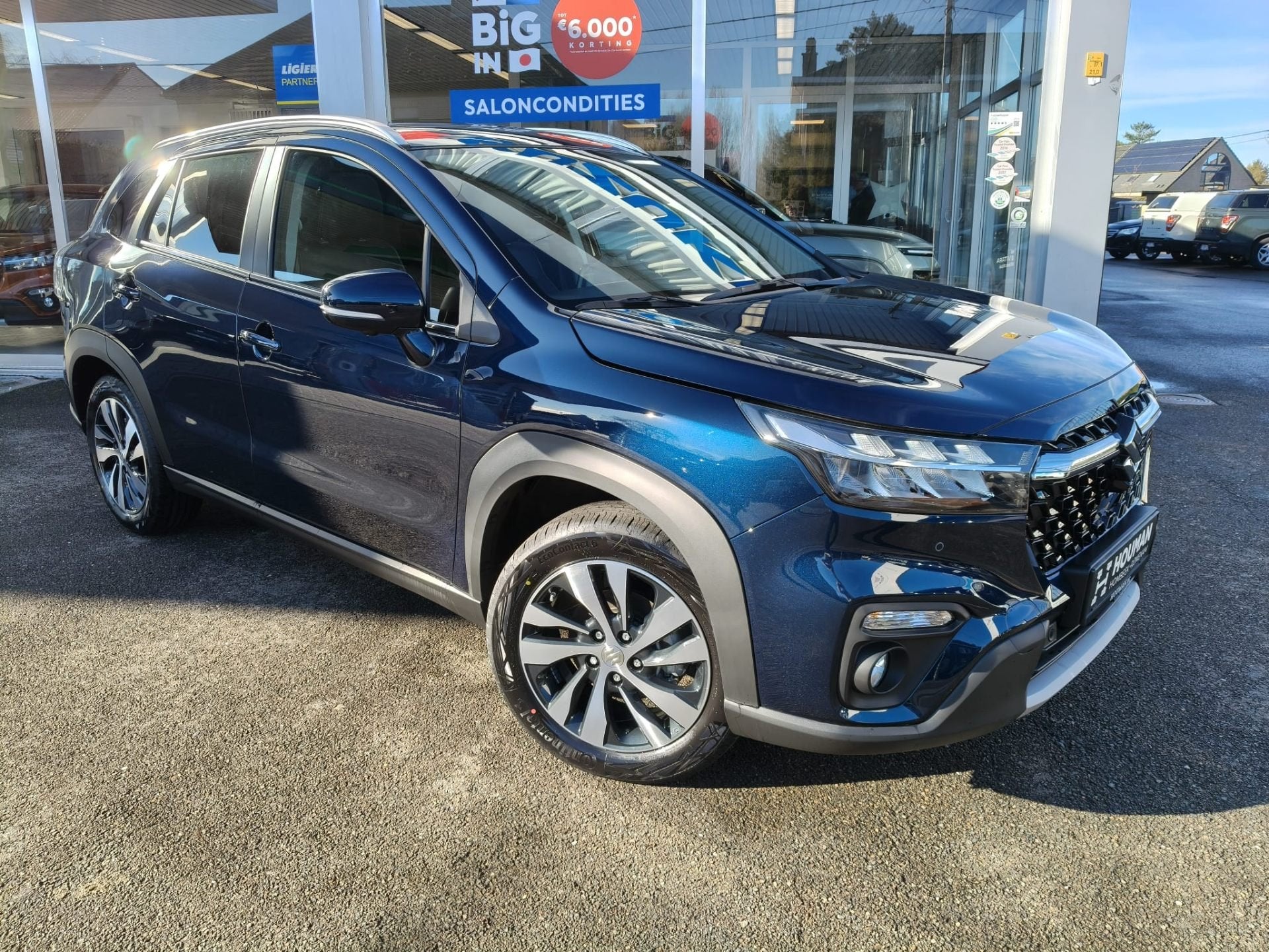 Suzuki S-Cross S-Cross 1.4 2WD GLX SP Automaat DEMO, Autos, Achat, Euro 6, Autres couleurs, Noir