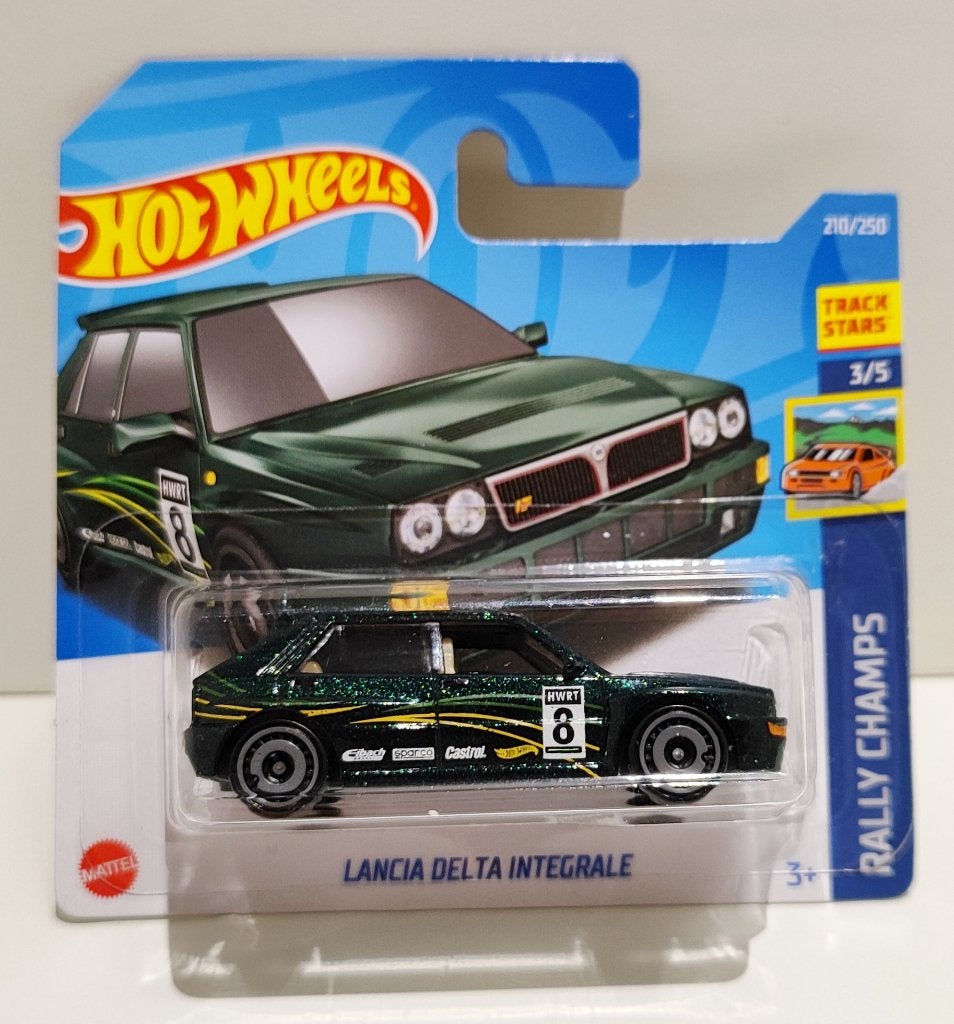 Hot Wheels Lancia Delta Integrale Groen Metallic (2022), Hobby en Vrije tijd, Modelauto's | Overige schalen, Ophalen of Verzenden