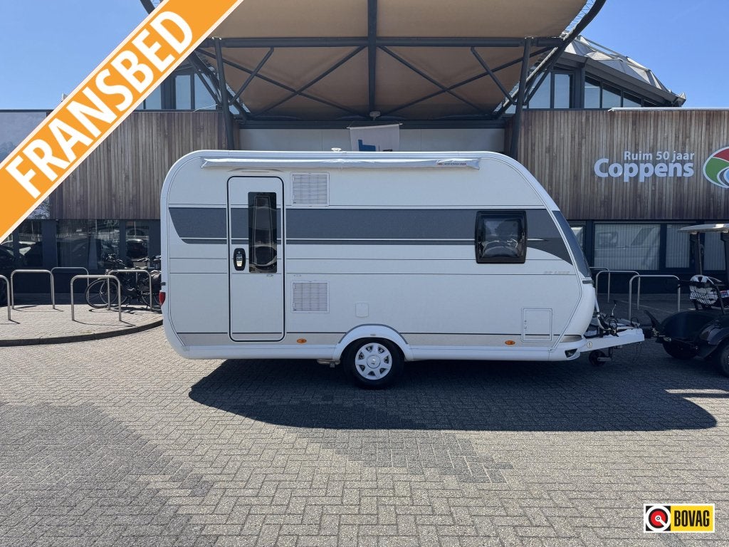 Hobby De Luxe 400 SFE 2021 MOVER + LUIFEL!, Caravans en Kamperen, Caravans, Hobby, 4 tot 5 meter, Schokbreker, Tot en met 4