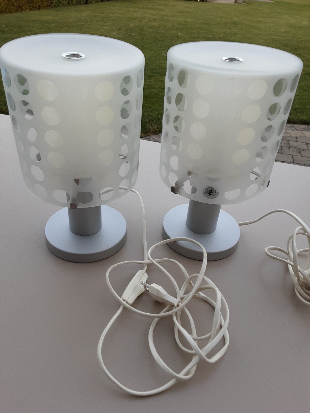 2 tafellampen/ nachtlampen, Enlèvement