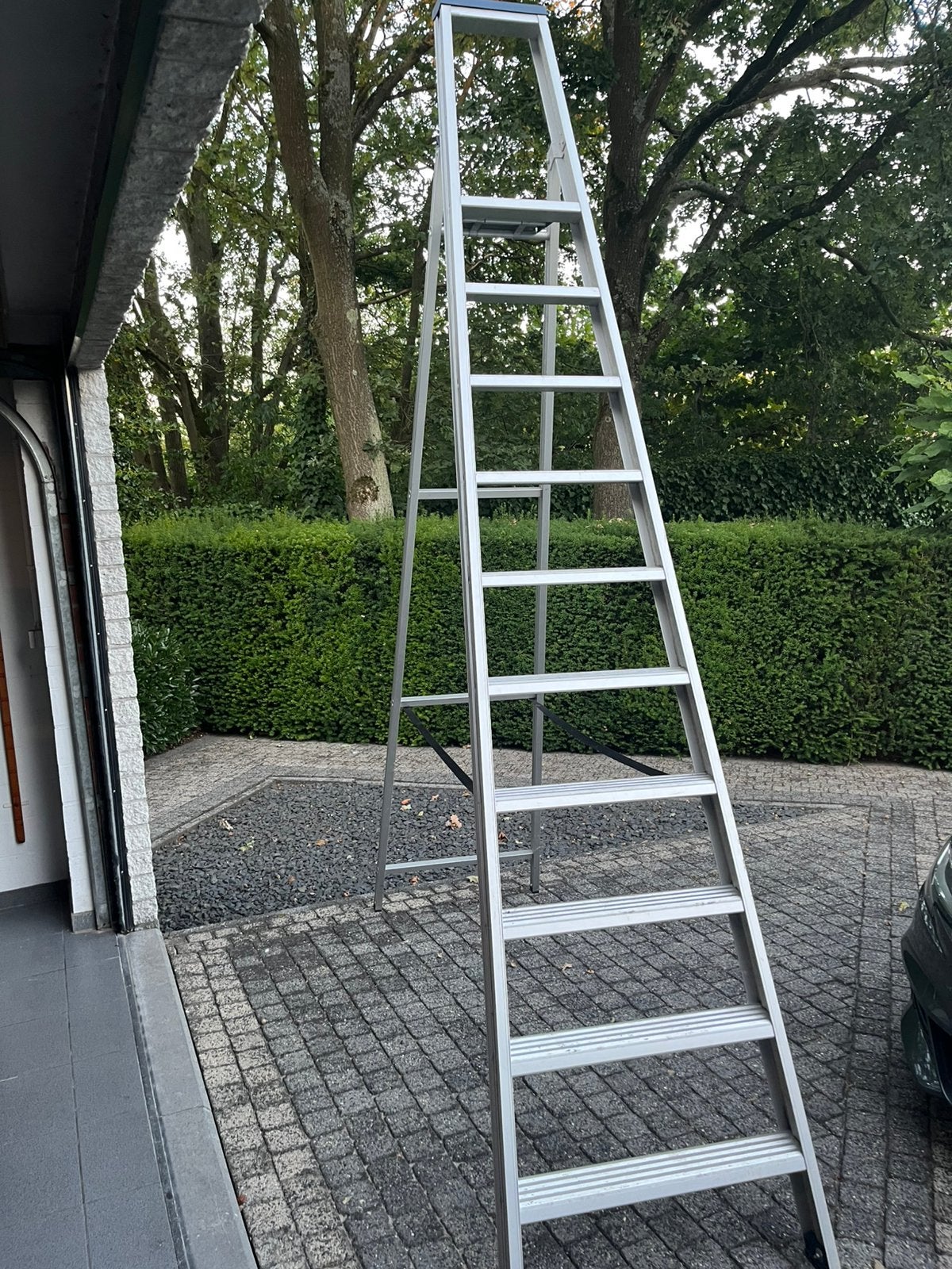 Hercules trap 3 meter, Ophalen, Trap, Zo goed als nieuw, Opvouwbaar of Inschuifbaar