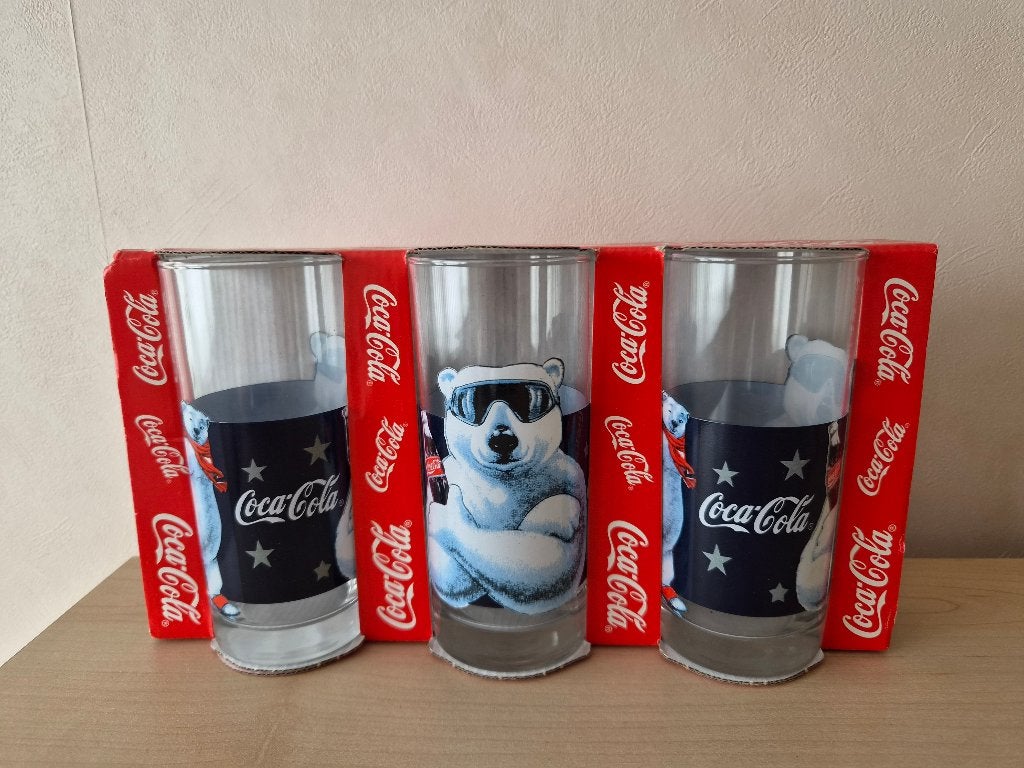 Coca-Cola Polar Bears glazen, Verzamelen, Ophalen of Verzenden, Nieuw