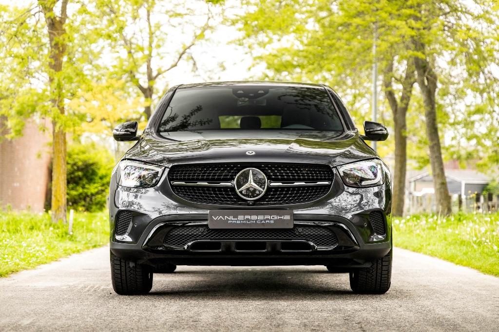 Mercedes GLC300 e Coupé * 360 * ACC * Opendak * Burmester *, Argent ou Gris, Achat, Entreprise, Entretenue par le concessionnaire