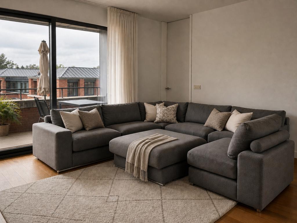 Modulaire hoekzetel, Huis en Inrichting, Ophalen, Zo goed als nieuw, Stof