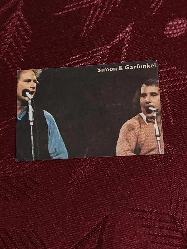 Prentje/Chromo : Simon & Garfunkel / Victoria, Verzamelen, Ophalen of Verzenden, Gebruikt, Overige typen