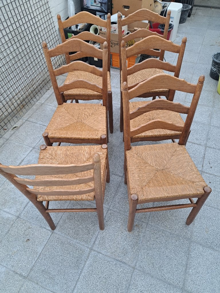 Stoelen, Brun, Enlèvement, Bois, Cinq, Six Chaises ou plus