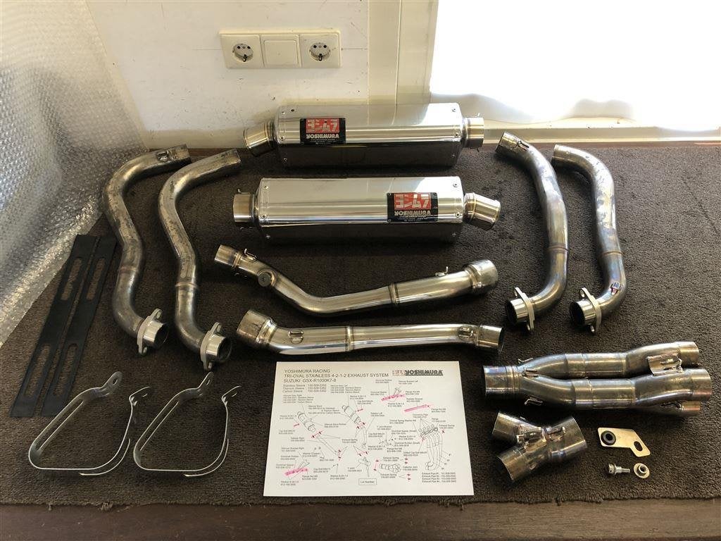 Yoshimura Japan uitlaat GSX-R1000 GSXR1000 2007 2008 K7 K8, Motos, Pièces | Suzuki, Enlèvement ou Envoi, Utilisé