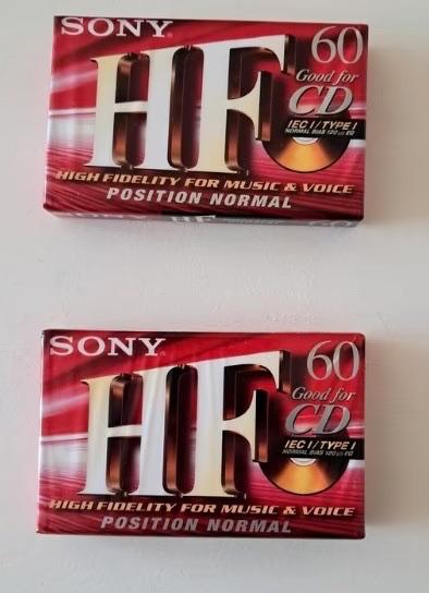 Cassette audio Sony HF CD60 non ouverte et scellée, CD & DVD, Enlèvement ou Envoi, Autres genres, Neuf, dans son emballage, Vierge