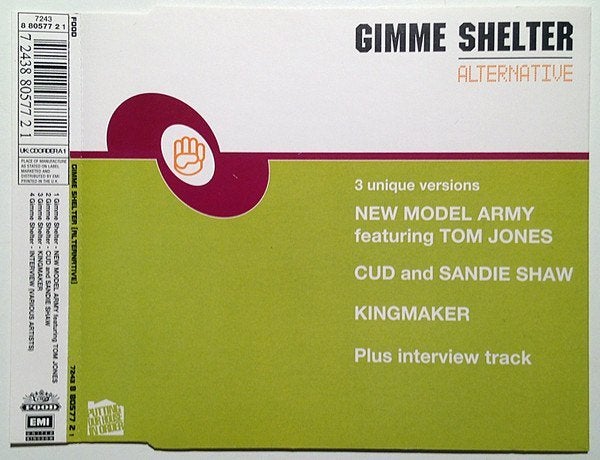 Gimme Shelter (Alternative) - 4 track Cd, Enlèvement ou Envoi, Comme neuf, Rock