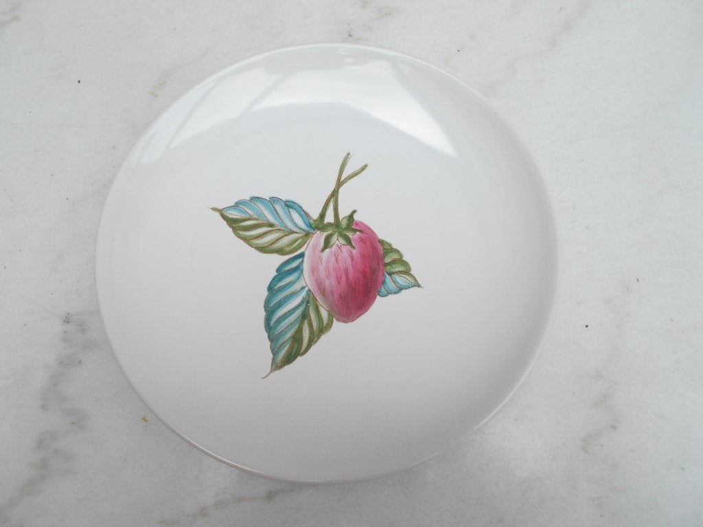 ancienne assiette en faïence de Molton (fruit ,fraise), Antiquités & Art, Enlèvement ou Envoi