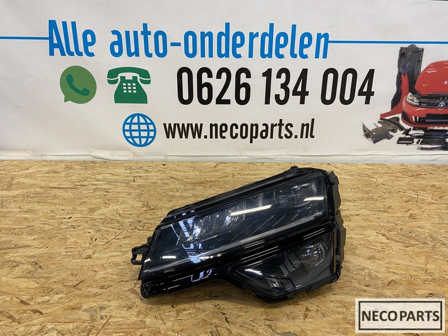 SKODA KODIAQ VOL LED KOPLAMP LINKS 566941015, Gebruikt, -, -, Ophalen of Verzenden