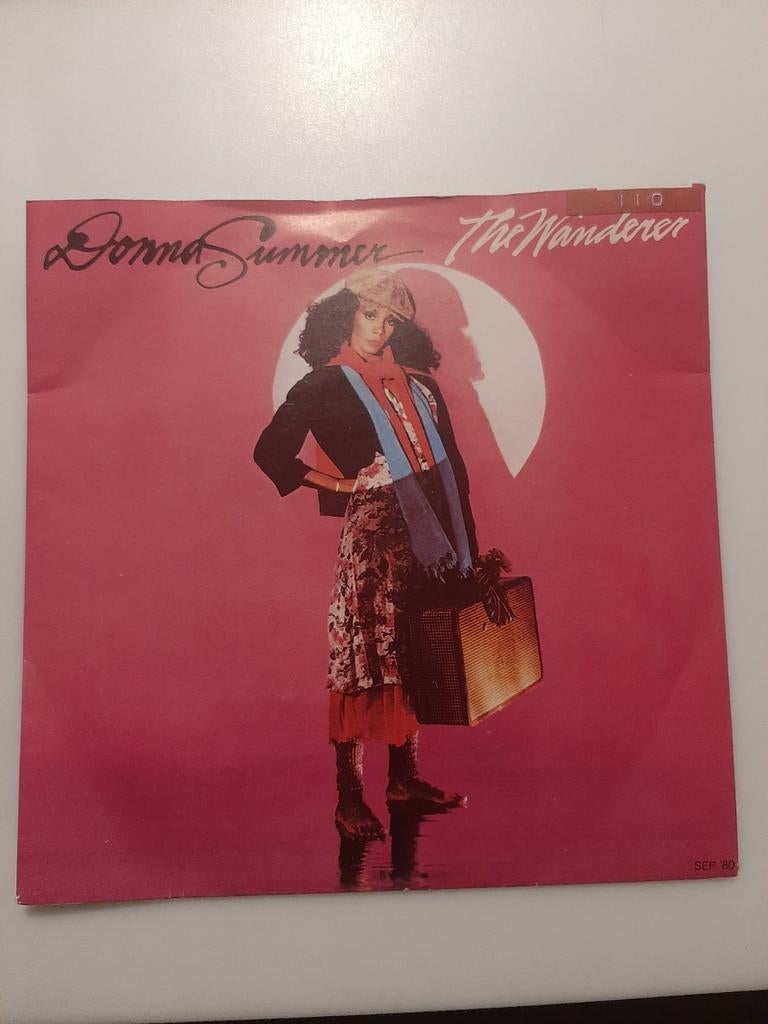 Vinyl 45trs- donna summer- the wanderer, Ophalen of Verzenden, Gebruikt