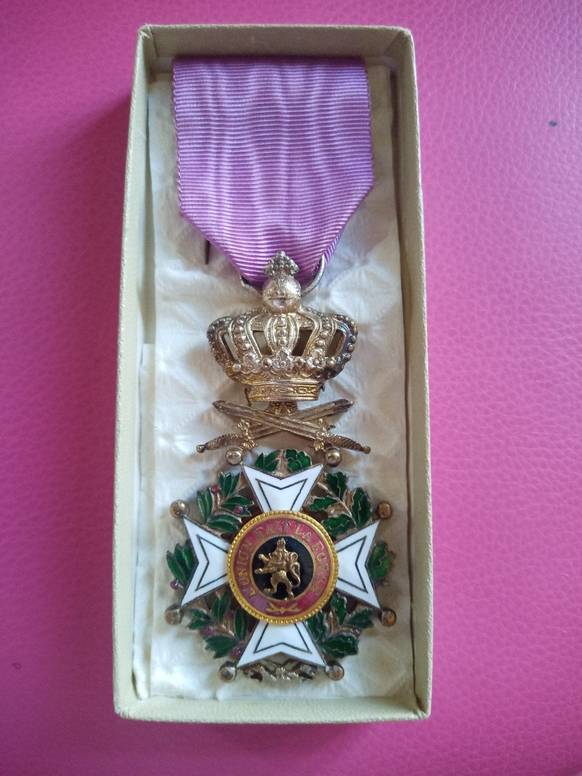 Médaille ordre de Léopold 1er, la plus haute distinction, Collections, Enlèvement ou Envoi, Armée de terre, Ruban, Médaille ou Ailes