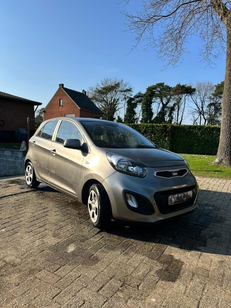 Kia Picanto 1.0 benzine – 47.000 km – 1e eigenaar, Auto's, Kia, Voorwielaandrijving, Euro 5, Stof, Zwart