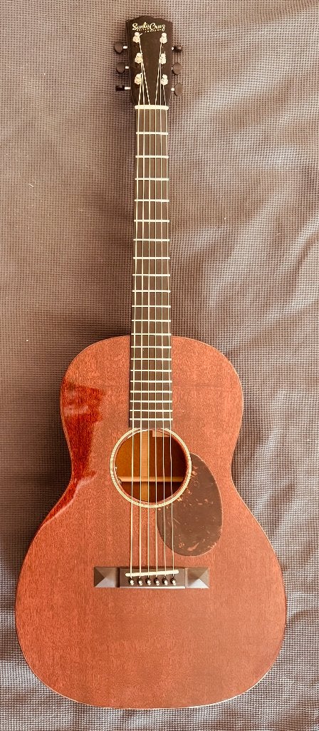Santa Cruz 1929-00 – Boutique All-Mahogany Blues Machine, Ophalen, Gebruikt, Western- of Steelstringgitaar, Met (piezo-)element