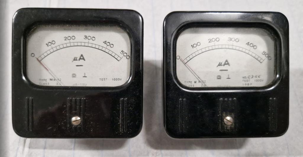 Micro Ampere meters, Doe-het-zelf en Bouw, Meetapparatuur, Ophalen of Verzenden, Gebruikt, Elektriciteit