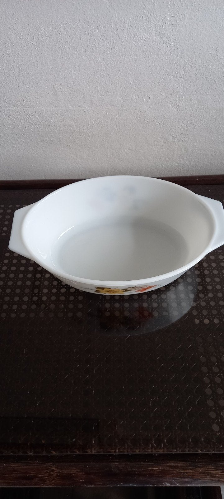 Plat de cuisson en pyrex, Enlèvement