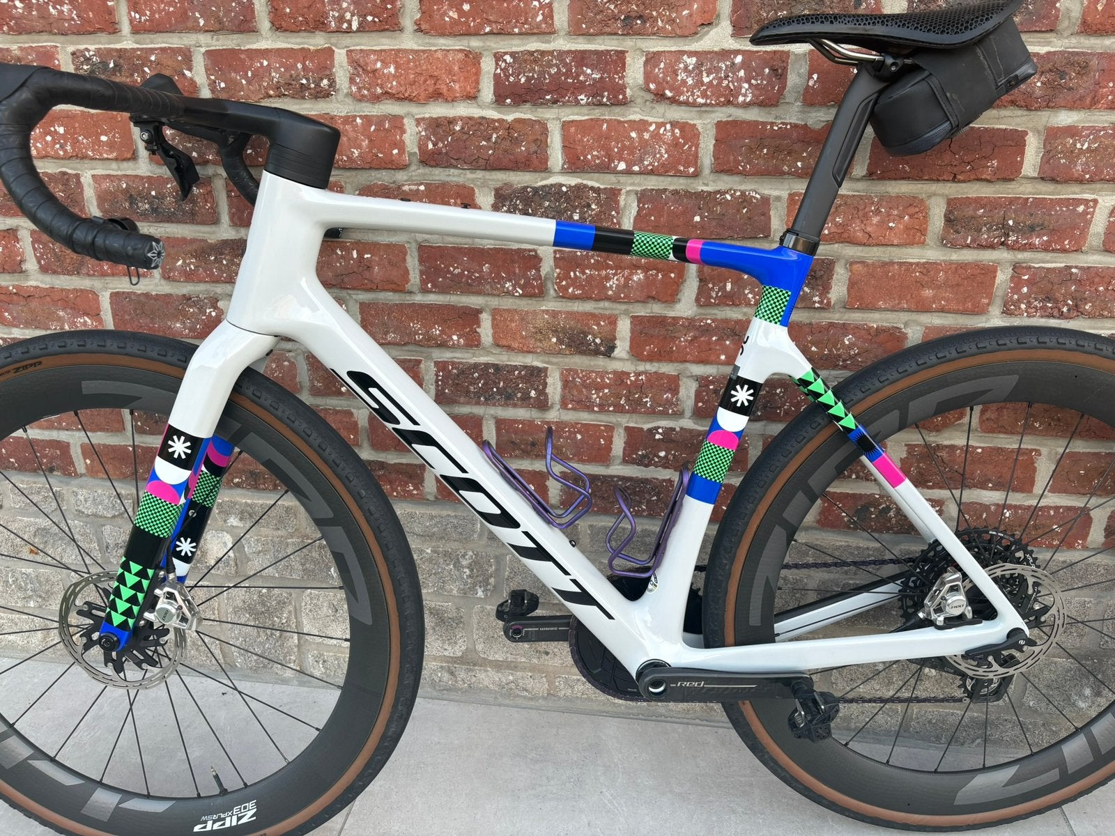 Gravel fiets Scott Addict RC GR 2025, Fietsen en Brommers, Ophalen, Zo goed als nieuw, Titanium